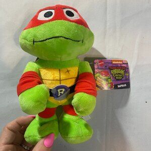 Mattel Nickelodeon Teenage Mutant Ninja Turtles Mayhem Raphael Plush Toy NWT‎